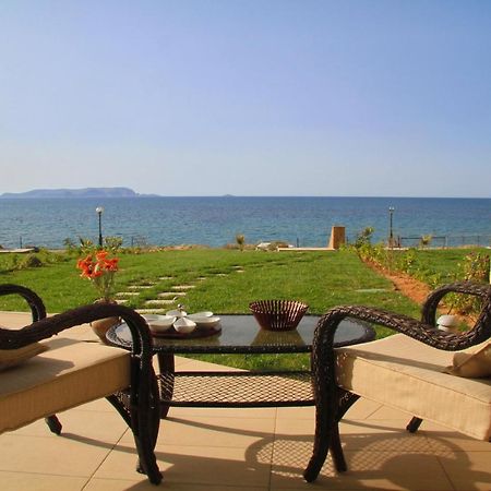 Sea View Beachfront Villa Maria Gouvai Exteriör bild